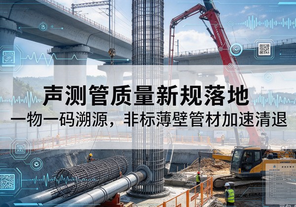 林芝声测管质量新规落地，一物一码溯源，非标薄壁管材加速清退