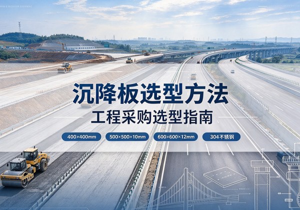 林芝沉降板选择方法